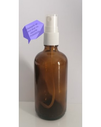 FLACON STICLA CU PULVERIZATOR 100 ML	